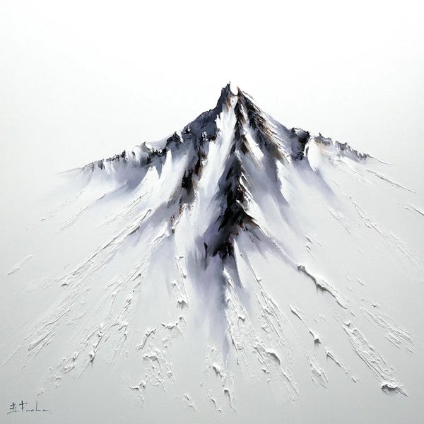Snowy Mountains: Majesty In White by Bozhena Fuchs