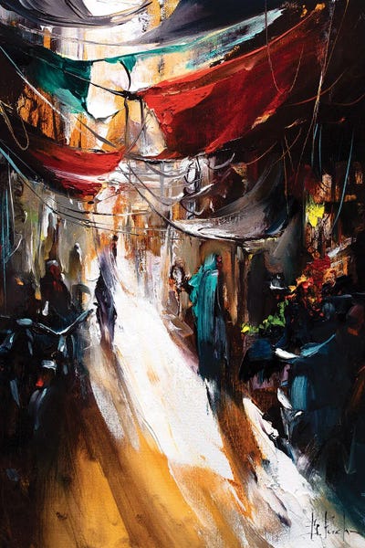 Bozhena Fuchs: Golden Hour on Market Street by Bozhena Fuchs