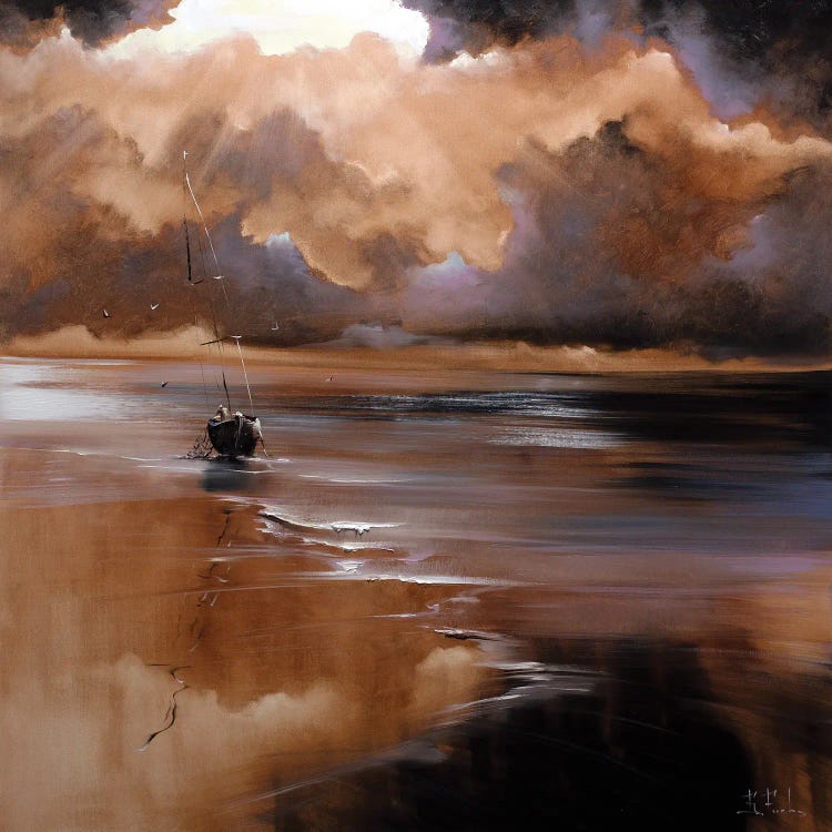 Through Golden Storms by Bozhena Fuchs wall art