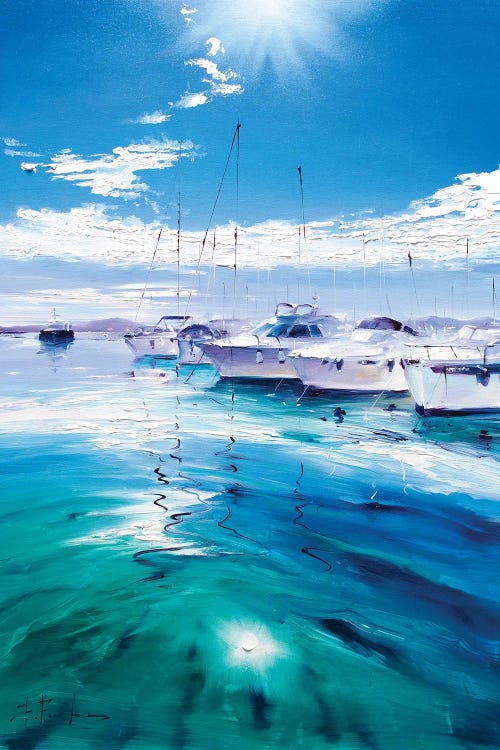 Harbor Serenity by Bozhena Fuchs wall art