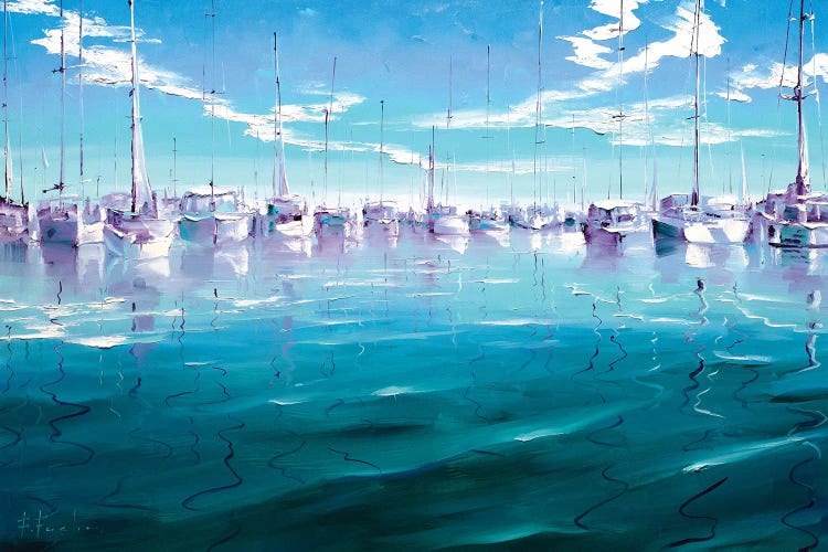 In The Light Of Turquoise Waters by Bozhena Fuchs wall art