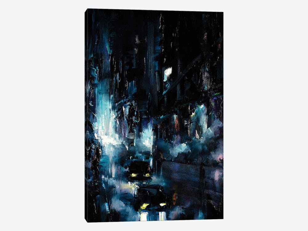 City Streetscape by Bozhena Fuchs 1-piece Canvas Print