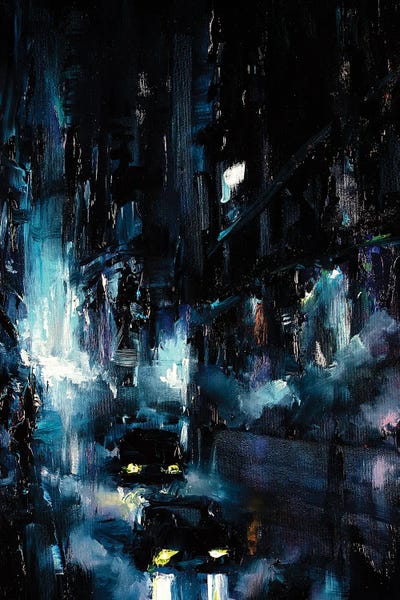 Bozhena Fuchs: City Streetscape by Bozhena Fuchs