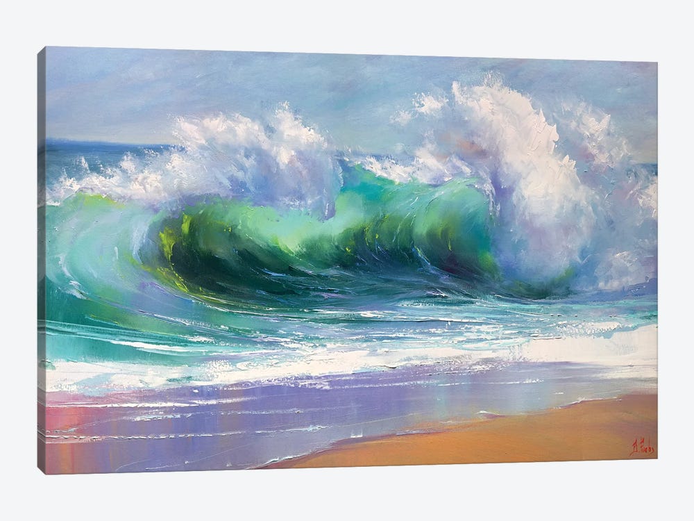 Morning Wave by Bozhena Fuchs 1-piece Canvas Wall Art