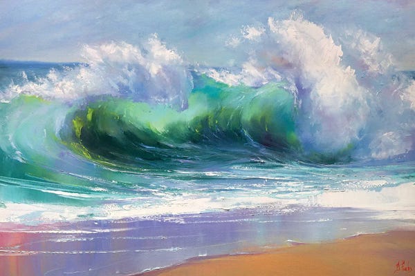 Bozhena Fuchs: Morning Wave by Bozhena Fuchs