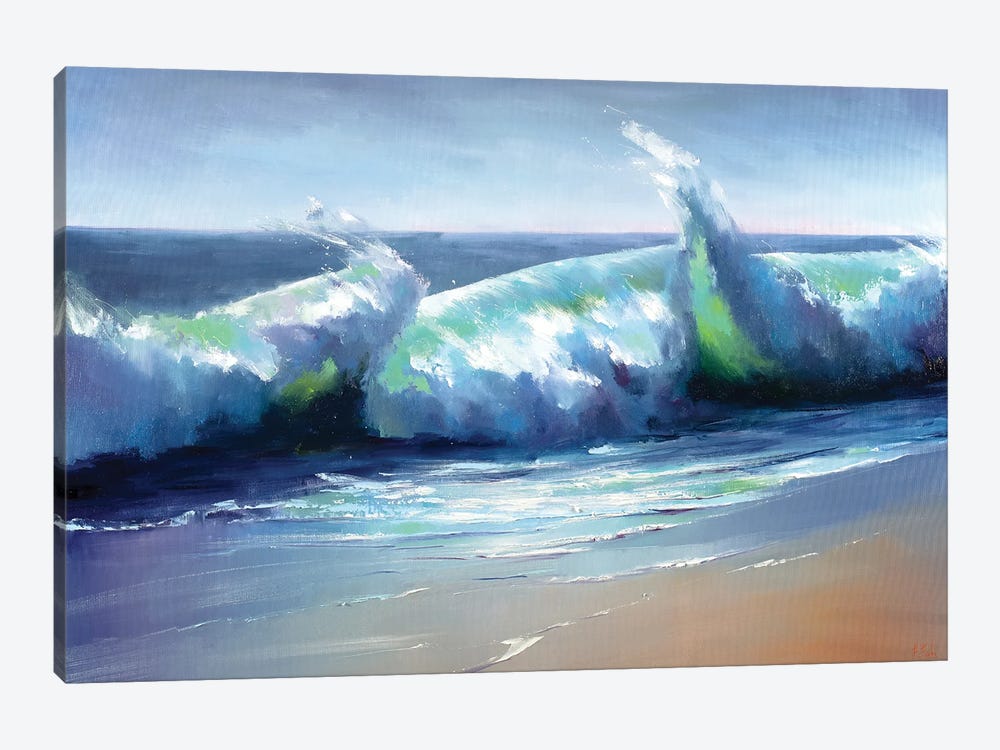 Spit Ocean Wave by Bozhena Fuchs 1-piece Art Print