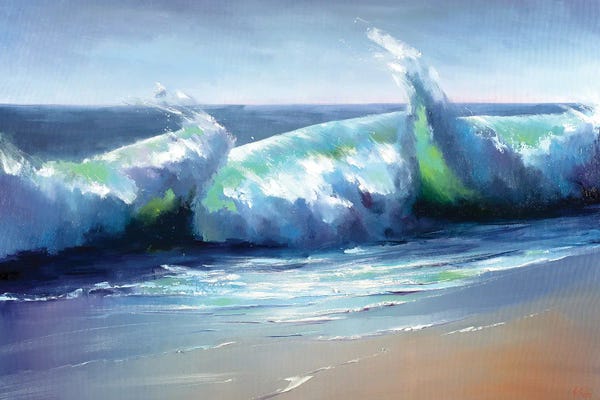 Bozhena Fuchs: Spit Ocean Wave by Bozhena Fuchs