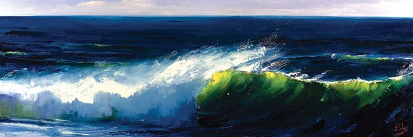 Bozhena Fuchs: Green Wave by Bozhena Fuchs