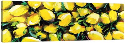 Lemon Painting Canvas Art Print - Bozhena Fuchs