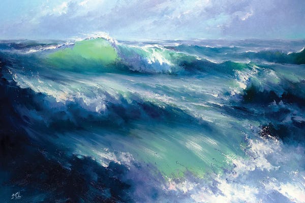 Waves: Morning Storm by Bozhena Fuchs
