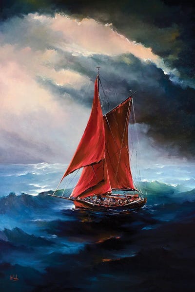 Blue & Red: The Red Sails by Bozhena Fuchs