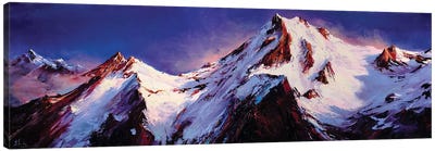 Warm Evening In The Mountains Canvas Art Print - Bozhena Fuchs