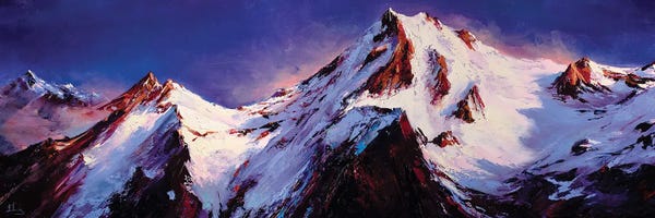 Bozhena Fuchs: Warm Evening In The Mountains by Bozhena Fuchs