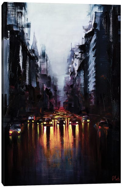 After Morning Rain Canvas Art Print - Bozhena Fuchs