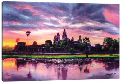 Angkor Wat Canvas Art Print - Bozhena Fuchs