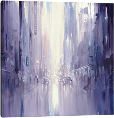 City Morning Light Canvas Art Print - Bozhena Fuchs
