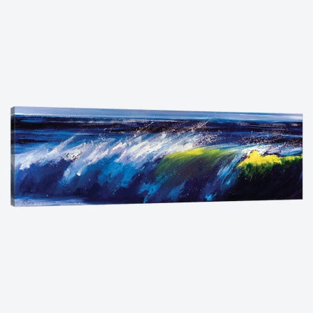 Ocean Wave Canvas Print #BZH57} by Bozhena Fuchs Canvas Art