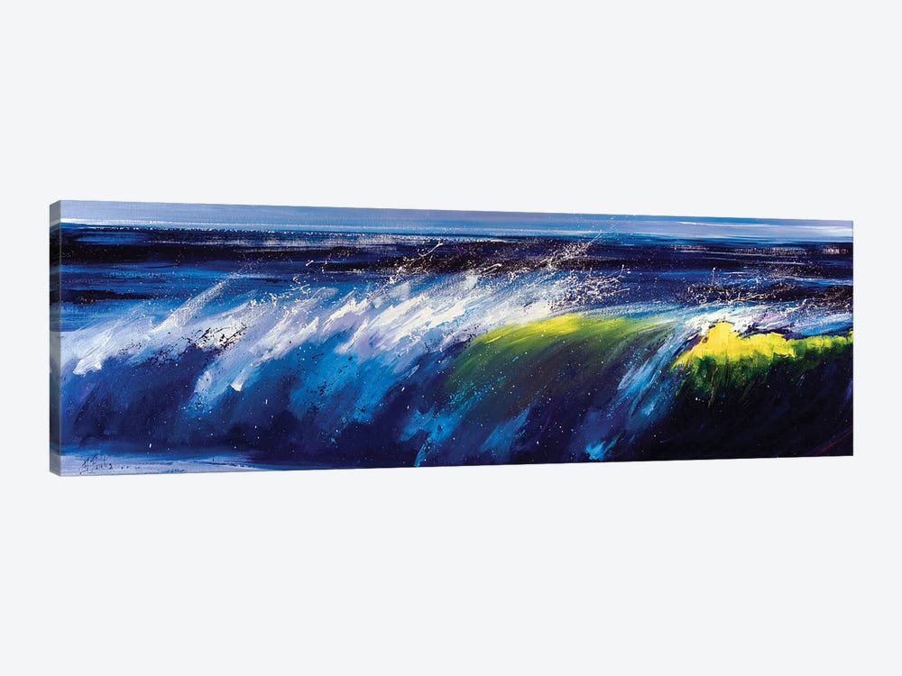 Ocean Wave by Bozhena Fuchs 1-piece Canvas Artwork