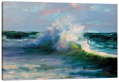 The Wave Canvas Art Print - Bozhena Fuchs