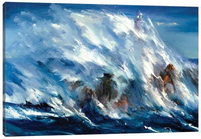 The Lighthouse Canvas Art Print - Bozhena Fuchs