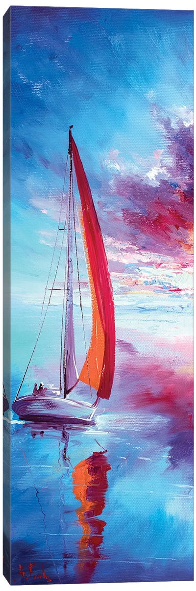 Red Sails Canvas Art Print - Bozhena Fuchs