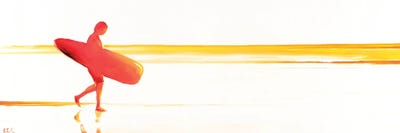 Sunny Beach Day by Bozhena Fuchs acrylic art print