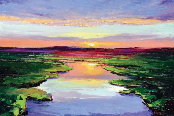 Gestural Skies: Morning Colors by Bozhena Fuchs