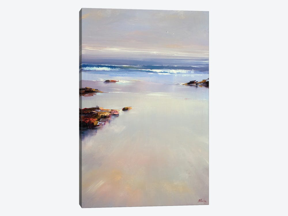 A Quiet Morning On The Beach by Bozhena Fuchs 1-piece Canvas Print