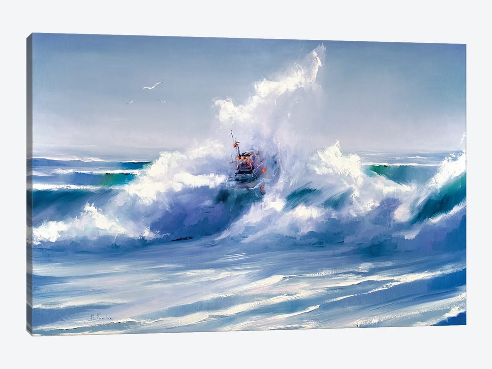 Through The Wave by Bozhena Fuchs 1-piece Art Print