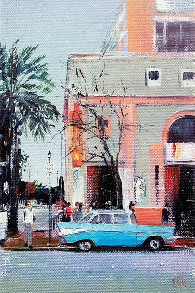 Cityscape by Bozhena Fuchs framed wall art