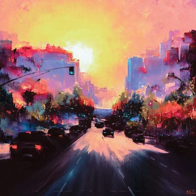 The Road Home by Bozhena Fuchs framed wall art