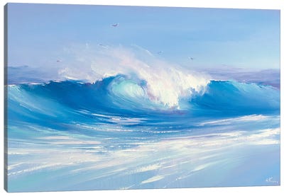 Surf Canvas Art Print - Bozhena Fuchs