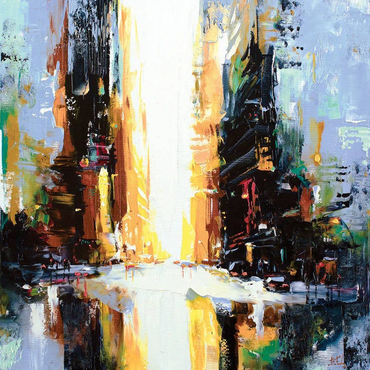 Vibrant City by Bozhena Fuchs wall art