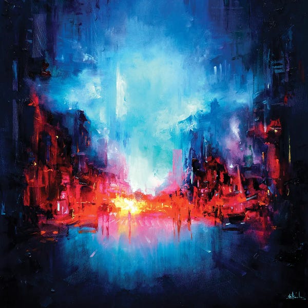 Bozhena Fuchs: Night Street by Bozhena Fuchs