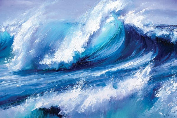 Black & White & Blue: Comes Alive by Bozhena Fuchs