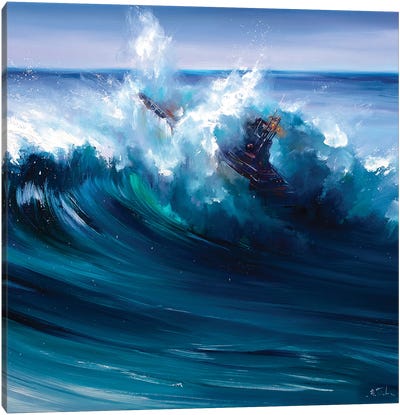 Conqueror Of The Ocean Canvas Art Print - Bozhena Fuchs