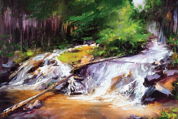 Bozhena Fuchs: The Waterfall In Glen Feshie In The Cairngorms, Scotland by Bozhena Fuchs