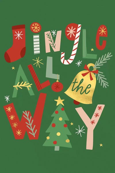 Happy Holidays III by Caroline Alfreds canvas print