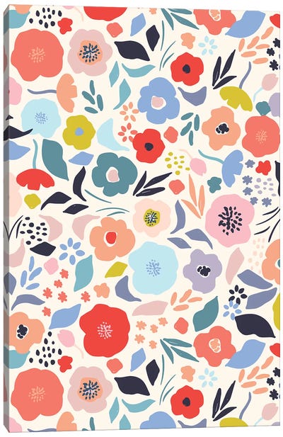 Bright Blossom I Canvas Art Print - Caroline Alfreds