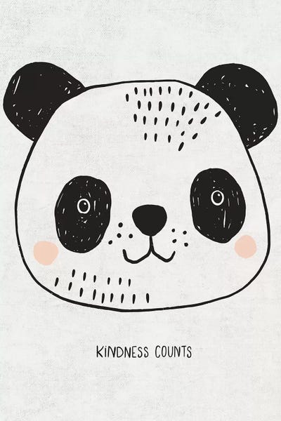 Pandas: Brave And Kind IV by Caroline Alfreds