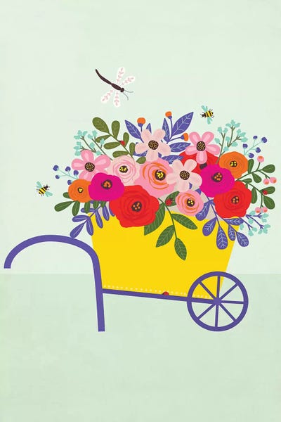 Garden by Caroline Alfreds canvas print