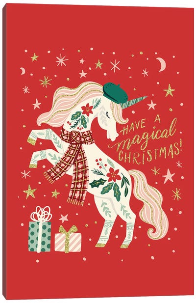 Magical Christmas II Canvas Art Print - Caroline Alfreds