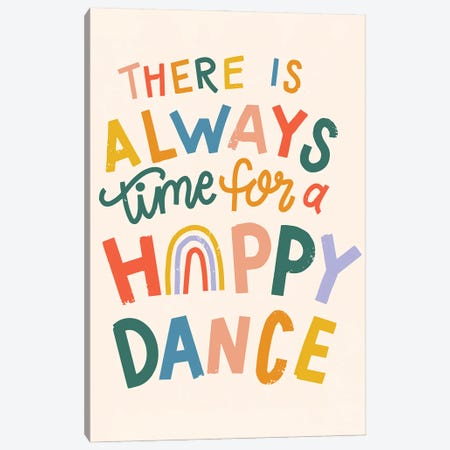 Happy Dance Canvas Print #CAA128} by Caroline Alfreds Canvas Art Print