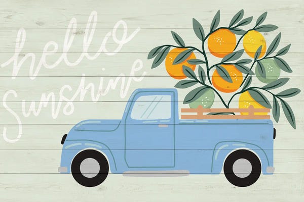 Pink Light Studio: Hello Sunshine I by Caroline Alfreds