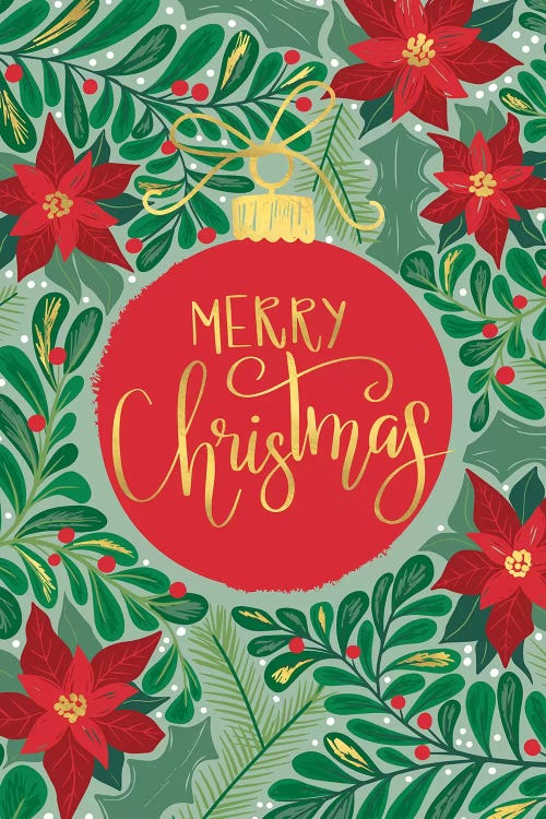 Flourishing Christmas by Caroline Alfreds wall art
