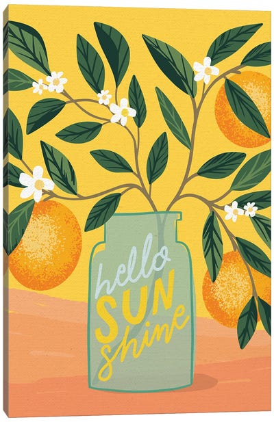 Hello Sunshine II Canvas Art Print - Caroline Alfreds