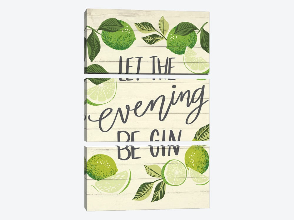 Lime Life by Caroline Alfreds 3-piece Art Print