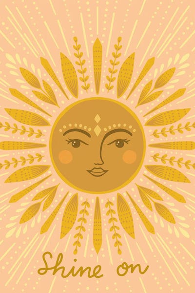 Shine On by Caroline Alfreds multi panel art