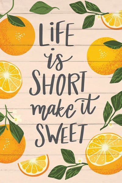 Sweet Life II by Caroline Alfreds framed wall art