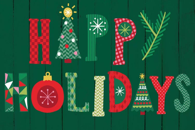 Christmas Joy II by Caroline Alfreds wall art